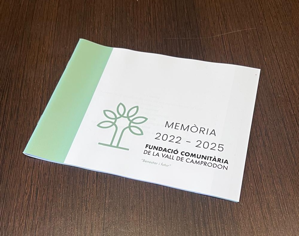 Memòria de la Fundació Comunitària de la Vall de Camprodon. FCVC expert en projectes comunitaris